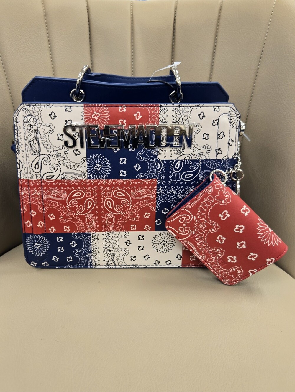 NEW Steve Madden Bandana Bevelyn Handbag